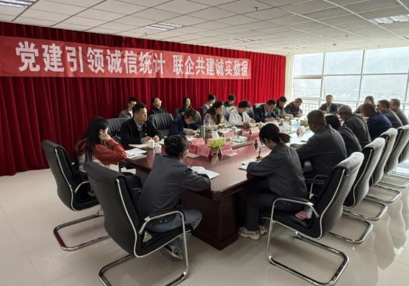 &zwnj;&ldquo;黨建引領誠信統(tǒng)計 聯(lián)企共建誠實數(shù)據(jù)&rdquo;&mdash;&mdash;公司黨委與國家統(tǒng)計局大通調查隊開展主題黨日活動
